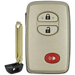 QualityKeylessPlus Aftermarket Replacement Toyota Prox Smart Key Remote for 2008-2015 Toyota Land Cruiser Keyless Entry FCC ID: HYQ14AAB E-Board with Keytag Return