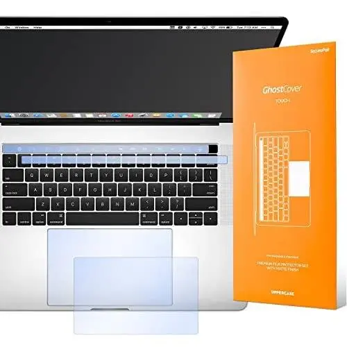UPPERCASE GhostCover Touch Premium Touch Bar and Trackpad Protector with Matte Finish Compatible with Latest 2020+ MacBook Pro 13'' and Early 2020 Version (2PK) UPPERCASE GhostCover Touch Premium Touch Bar and Trackpad Protector with Matte Finish Compatible with Latest 2020+ MacBook Pro 13'' and Early 2020 Version (2PK)