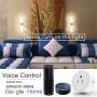 Smart WiFi Plug Outlet Compatible with Alexa and Google Home & IFTTT, Remote Control Your Home Appliances from Anywhere, Voice Control and Timer Function Wireless Socket, No Hub Required 2 Pack