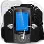 Independent Dual Channel TENS EMS Unit of Ohuhu, AS8012 TENS and Powered Muscle Stimulator with 20 Massage Modes for Pain Relief, Rechargeable Electronic Massager 24 Pads, Matte Black Valentines Day