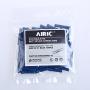 AIRIC Blue Butt Connectors Crimp 100pcs 16-14AWG Butt Connector Fully Insulated PVC Butt Splice Wire Connectors, 16-14 Gauge