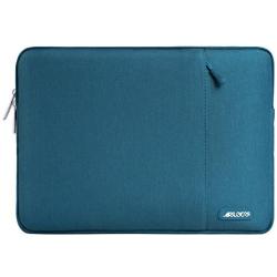 MOSISO Laptop Sleeve Bag Only Compatible with MacBook 12 inch with Retina Display A1534 2017/2016/2015 Release, Polyester Vertical Case with Pocket, Deep Teal