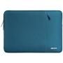 MOSISO Laptop Sleeve Bag Only Compatible with MacBook 12 inch with Retina Display A1534 2017/2016/2015 Release, Polyester Vertical Case with Pocket, Deep Teal
