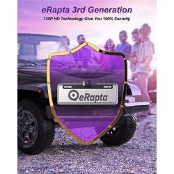 eRapta ERT11 3rd Generation Backup Camera License Plate Rear View Reversing Camera for Car Pickup Truck SUV RV Van 720P HD Front/Rear Camera with 149˚ Wide View Starlight Night Vision IP69 Waterproof