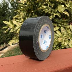 MG888 Black Colored Duct Tape Roll 1.88 Inches x 60 Yards for Repairs, Crafts, DIY, Multi Purpose