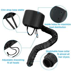 Hair Dryer Bonnet, Adjustable Bonnet Hood Hair Dryer Attachment at Home,Used for Hair Styling, Deep Conditioning and Hair Drying