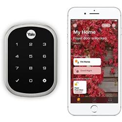 Yale Assure Lock SL - Key Free Smart Lock with Touchscreen Keypad - Works with Apple HomeKit and Siri (YRD256iM1619) in Satin Nickel
