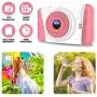 WOWGO Kids Digital Camera - 12MP Childrens Selfie Camera with 3.5 Inches Large Screen for Boys and Girls,1080P Rechargeable Electronic Camera with 32GB TF Card