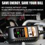 MOTOPOWER MP00205A 12V 800mA Automatic Battery Charger, Battery Maintainer, Trickle Charger, and Battery Desulfator with Timer Protection