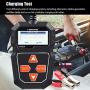 KONNWEI KW208 12V Car Battery Tester, 100-2000 CCA Load Tester Automotive Alternator Tester Digital Auto Battery Analyzer Charging Cranking System Tester for Car Truck Marine Motorcycle SUV Boat