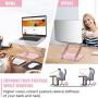 Laptop Stand, Adjustable Computer Riser Notebook Holder for Laptop, Ergonomic Foldable Portable Laptop Lift for Desk, Compatible for Apple MacBook Pro/Air, Dell, Lenovo, ASUS , HP, (10-17 inches) PC Laptop Stand, Adjustable Computer Riser Notebook Holder for Laptop, Ergonomic Foldable Portable Laptop Lift for Desk, Compatible for Apple MacBook Pro/Air, Dell, Lenovo, ASUS , HP, (10-17 inches) PC