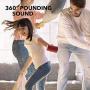 Soundcore Flare Mini Bluetooth Speaker, Outdoor Bluetooth Speaker, IPX7 Waterproof for Outdoor Parties, LED Light Show with 360° Sound and BassUp Technology-Red