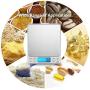 AMIR Digital Kitchen Scale, 3000g 0.01oz/0.1g Pocket Cooking Scale, Mini Food Scale, Pro Electronic Jewelry Scale with Back-Lit LCD Display, Tare & PCS Functions, Stainless Steel, Batteries Included