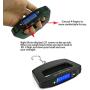 Odowalker Fishing Scale Luggage Weighing Scale Digital Electronic Balance Backlit LCD Display Scales with Hanging Hook,50 Killogram / 110 lb - Big Handle