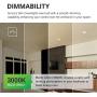 Sunco Lighting 6 Pack 4 Inch Slim LED Downlight with Junction Box,10W=60W, 650 LM, Dimmable, 3000K Warm White, Recessed Jbox Fixture, Simple Retrofit Installation - ETL & Energy Star