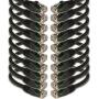 iMBAPrice 1 Cat5e Network Ethernet Patch Cable, 10 Pack, Black (IMBA-CAT5-01BK-10PK)