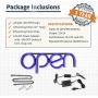 LED Neon Open Sign Light for Business with ON & Off Switch - Lightweight & Energy Efficient for Restaurants Offices Retail Shops Window Storefronts - Blue
