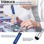 Soldering Iron Kit Electronics 60W Adjustable Temperature Soldering Iron, 5pcs Soldering Iron Tips, Solder, Rosin, Solder Wick, Stand and Other Soldering Kits in Portable Toolbox