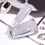 Royalfox(TM) Luxury 3 4 Buttons 3D Bling Smart keyless Entry Remote Key Fob case Cover for Mercedes-Benz E-Class S-Class W213 2016 2017 2018 2019,with Keychain (Silver) Royalfox(TM) Luxury 3 4 Buttons 3D Bling Smart keyless Entry Remote Key Fob case Cover for Mercedes-Benz E-Class S-Class W213 2016 2017 2018 2019,with Keychain (Silver)