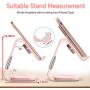 Apple Watch Stand, Apple Watch Charging Stand Station Dock, ZVEdeng 2 in 1 Universal Stand Holder for iPhone 12 Pro Max/12/12Pro/12 Mini Apple Watch Both 38mm-42mm (Rose Gold-Leather)