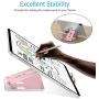 Foldable Apple Watch Stand - OMOTON Portable Aluminum 2 in 1 Charging Stand Holder Dock for Nightstand, Designed for Apple Watch, Compatible with All iPhone and Android Phones, Rose Gold