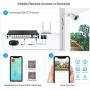 ZOSI H.265+ 1080p 16 Channel Security Camera System, 16 Channel DVR Recorder with Hard Drive 2TB and 16 x 1080p Weatherproof CCTV Bullet Camera Outdoor Indoor with 80ft Night Vision, Motion Alerts