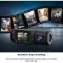 Dual Dash Cam,1080P Front and 720P Inside Cabin Car Dash Camera 1.5 LCD Display Dashboard Cam with 4 IR LEDs, Motion Detection,Parking Mode,Loop Recording,Accfly Compatible with Car Cam Uber Taxi