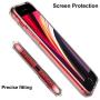 Shamos Crystal Clear Shock Absorption TPU Rubber Gel Case (Clear) Compatible with iPhone SE 2020 (2nd Generation) iPhone 8 and iPhone 7