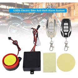 12V Motorcycle Security Kit Alarm System Anti-Hijacking Cutting Off Remote Engine Start Arming Disarming, Electric Bike Anti-Theft Alarm System, Streetcar Security Alarm Remote Control Engine 125dB