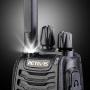 Retevis H-777 Two Way Radios Long Range Rechargeable,Hands Free Handheld Flashlight Walkie Talkies, Fast Charging USB Wall Adapter,Charger Base,Battery Included (Black, 10 Pack)