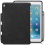 KHOMO - iPad Pro 10.5 Inch & iPad Air 3 2019 Black PU Leather Case With Pen Holder - Companion Cover - Perfect match for Apple Smart keyboard and Cover