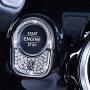 Pursuestar Bling Bling Crystal Button Start Ignition Control Switch Cover Car Interior Trim Sticker Decals for Mercedes Benz 2019 2020 A B Class 2020 GLB GLA CLA