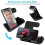 TaoHorse Wireless Charger, 4 in 1 Wireless Charging Station for iPhone 12/11/11 Pro Max/XR/XS Max/Xs/X, Wireless Charging Pad with iWatch Stand Pencil Holder for AirPods/AirPods Pro, iWatch 5/4/3/2/1