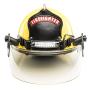 FoxFury Command+ LoPro White/Green LED Helmet Light, Rechargeable Fire and Impact Resistant, Waterproof, 100 Lumens