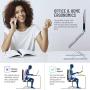 Homelux Theory Portable Laptop Stand Double Layer 6+9 Levels Adjustable Ergonomic Portable Aluminum Laptop Desk, Lightweight Foldable Laptop Stand for MacBook Air Pro,Dell,HP,Acer & More up to 15.6”