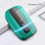 ELOHEI for Toyota Key Fob Cover Premium Soft TPU 360 Degree Protection Key Case Compatible with 2018 2019 2020 Toyota Camry RAV4 Avalon C-HR Prius Corolla Smart Key (Green)