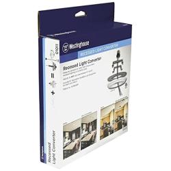 Westinghouse Lighting 0101100 Recessed Light Converter, 1, Finished White