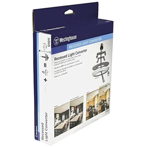 Westinghouse Lighting 0101100 Recessed Light Converter, 1, Finished White