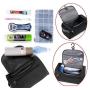 Tumecos Toiletry Dopp Kit Travel Electronics Organizer Shaving Accessories Bag (Black1)