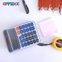 OFFIDIX Desk Calculators Office Desktop Calculator,Solar and Battery Dual Power Electronic Calculator Portable 12 Digit Large LCD Display Calculator Handheld Calculator (Dark Blue)