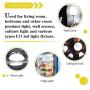 E11 led Bulb 100w Equivalent dimmable,Daylight 5500K,T3 T4 jd e11 Mini Candelabra Base 110V 120V 130V 100W Halogen Replacement, Pack of 2