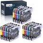 OfficeWorld Compatible Ink Cartridges Replacement for Brother LC-61 LC61, Work with Brother MFC-495CW, MFC-490CW, MFC-6490CW, MFC-6490CW, MFC-6890CDW(6 Black, 3 Cyan, 3 Magenta, 3 Yellow) 15 Pack