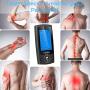 Independent Dual Channel TENS EMS Unit of Ohuhu, AS8012 TENS and Powered Muscle Stimulator with 20 Massage Modes for Pain Relief, Rechargeable Electronic Massager 24 Pads, Matte Black Valentines Day