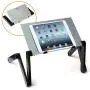 QuickLIFT Adjustable Tablet Stand Mount and Standing Desk Converter for Bed, Couch or Table with X-Vent Cooling for up to 12'' Apple iPad, iPad Pro, iPad Air, iPad Mini QuickLIFT Adjustable Tablet Stand Mount and Standing Desk Converter for Bed, Couch or Table with X-Vent Cooling for up to 12'' Apple iPad, iPad Pro, iPad Air, iPad Mini