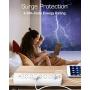 Power Strip,Witeem Surge Protector with 12-Outlet (1875W/15A,4360Joules) and 4 USB Charging Ports (5V/6A,30W),6Ft Extension Cord,Wall Mountable Overload Protection Outlet for Home & Office, White