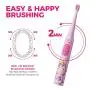 Vekkia Sonic Rechargeable Kids Electric Toothbrush, 3 Modes with Memory, Fun & Easy Cleaning, 31000 Strokes, IPX7 Waterproof, 2-Min Timer for Age 3+, 4 Soft Bristles Vekkia Sonic Rechargeable Kids Electric Toothbrush, 3 Modes with Memory, Fun & Easy Cleaning, 31000 Strokes, IPX7 Waterproof, 2-Min Timer for Age 3+, 4 Soft Bristles