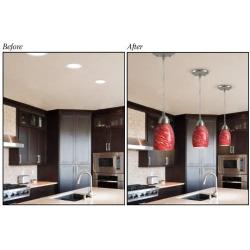 Westinghouse Lighting 0101100 Recessed Light Converter, 1, Finished White