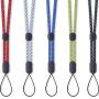 YOUOWO Wrist lanyard Reflective hand srap Lanyards 5 PACK small lanyard for Flashlight Outdoor portable water cup USB Flash Drive Cell Phone Key iPod Mp3 mp4 ID Card Badge holder