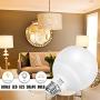 LOHAS LED G25 Globe Bulb 60W Equivalent, Bathroom Vanity Round LED Light Bulb 9W 800LM Warm White 2700K, E26 Base Make up Light, G25 Globe Light Bulbs Bathroom Kitchen for Decorative Light, 4 Pack