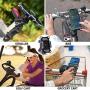 Stroller Cell Phone Holder Mount-Universal Clamp, Also for Bike, Boat, Golf and Grocery Cart, Fits Apple iPhone, Samsung Galaxy, Google Pixel, LG, HTC, Moto, All Smartphones